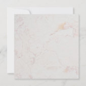 Invitation Première Communion Verdure Faux Gold Marble Fern (Dos)