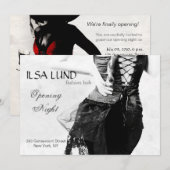 Invitation Première de magasin de mode (Devant / Derrière)