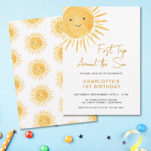 Invitation Première excursion de Boho autour du 1er anniversa