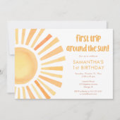 Invitation Première excursion de Sunshine Boho autour de l'an (Devant)