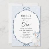 Invitation Première fête d'anniversaire Cute Duck (Devant)