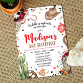 Invitation Première Fête de Cow-boy de Rodéo