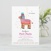 Invitation Première Fête de la fille Anniversaire Piñata Invi (Debout devant)