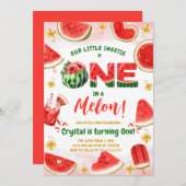 Invitation Première fête de la pastèque (Devant / Derrière)