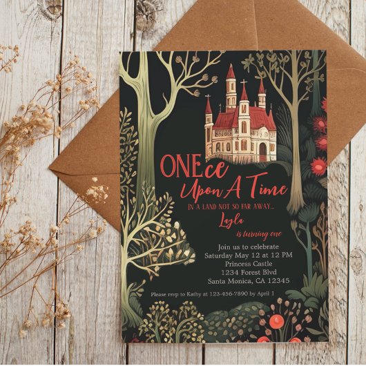Invitation Première fête du conte de forêt enchantée