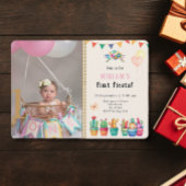 Invitation Première Fiesta Cactus Succulente Fille Anniversai