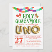 INVITATION PREMIÈRE FIESTA D'ANNIVERSAIRE (Devant)