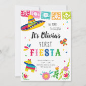 Invitation Première Fiesta, Pas le temps de faire la sieste (Devant)