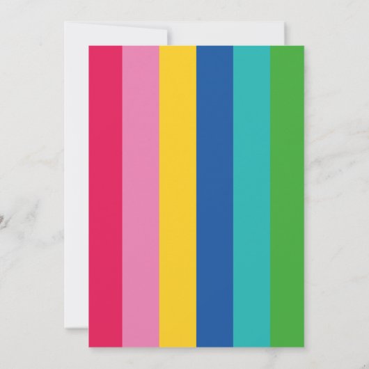 Invitation Première Fiesta, Pas le temps de faire la sieste (Dos)