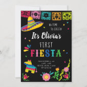 Invitation Première Fiesta, Pas le temps de faire la sieste (Devant)