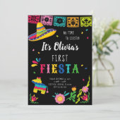 Invitation Première Fiesta, Pas le temps de faire la sieste (Debout devant)