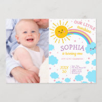 Première fille Anniversaire Photo Petit soleil Pho