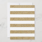 Invitation Première fille d'invitation d'anniversaire de (Dos)