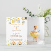 Invitation Première Jour d'abeilles sucré comme peut être Ann (Debout devant)