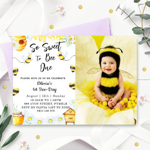 Invitation Première journée d'abeille si douce pour être une