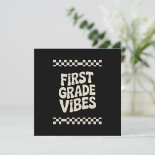 Invitation Première journée de première année Vibes Retour à