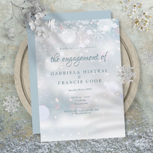 Invitation Première partie de l'engagement sur les flocons de