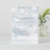 Invitation Première partie de l'engagement sur les flocons de (Debout devant)