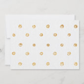 Invitation Première photo d'anniversaire du bébé rose pâle (Dos)