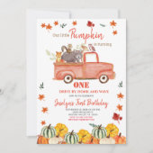 Invitation Première promenade d'anniversaire de Woodland Par  (Devant)