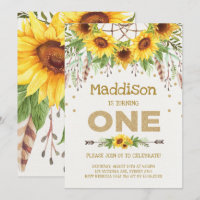 Première reine des abeilles de Boho d'invitation