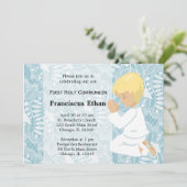 Invitation Première sainte communion (Debout devant)