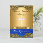 Invitation Première sainte communion (Debout devant)