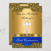 Invitation Première sainte communion (Devant / Derrière)