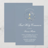 Invitation Première sainte communion (Devant / Derrière)