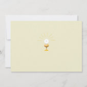 Invitation Première sainte communion (Dos)