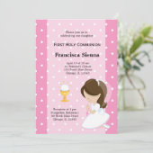 Invitation Première sainte communion (Debout devant)