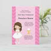 Invitation Première sainte communion (Debout devant)
