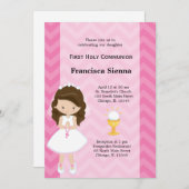 Invitation Première sainte communion (Devant / Derrière)