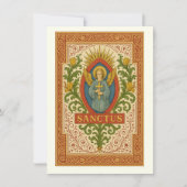 Invitation Première Sainte Communion Angel Sanctus (Devant)