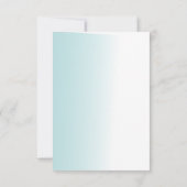 Invitation Première sainte communion aquarelle bleu splash (Dos)