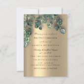 Invitation Première Sainte Communion Croix Or Evénement Chrét (Devant)