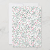 Invitation Première sainte communion des Bougainvilliers (Dos)