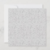 Invitation Première Sainte Communion Élégant Stardust Argenté (Dos)