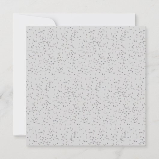 Invitation Première Sainte Communion Élégante Fécule d'argent (Dos)