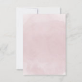 Invitation Première sainte communion merci aquarelle (Dos)