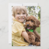 Invitation Première Sainte Communion Photo Eucalyptus Wreath (Dos)