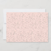 Invitation Première Sainte Communion Photo Rose Pâle Poussièr (Dos)