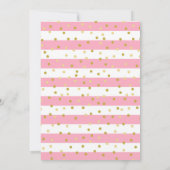 Invitation Première sainte communion rose africaine-américain (Dos)