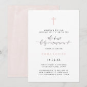 Invitation Première Sainte Communion simple et élégante à l'a (Devant / Derrière)