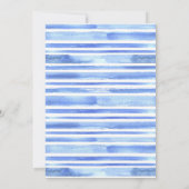 Invitation Première vente marine marine 1ère fête d'anniversa (Dos)