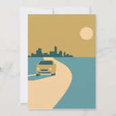 Invitation Première Visite Autour Du Soleil 1Er Anniversaire (Dos)