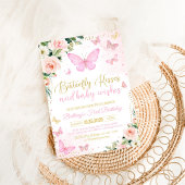 Invitation Premiers baisers de papillon Fête d'anniversaire p