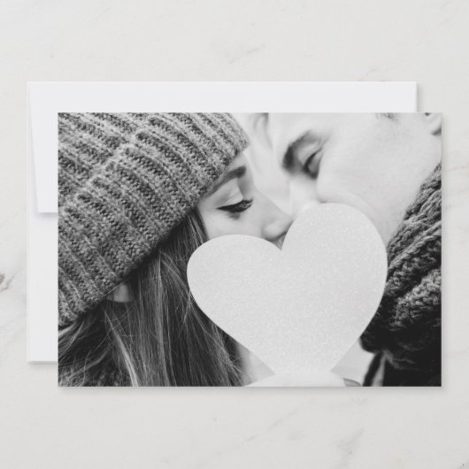 Invitation Premiers Snowflakes Photos Hiver Mariage Invitatio (Dos)