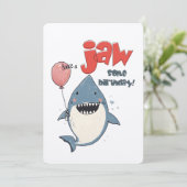 Invitation Prenez un JAWSOME Anniversaire ! Fête Fin-Tastique (Debout devant)