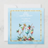 INVITATION PRENEZ UN VERRE ET JETEZ NOËL (Devant)